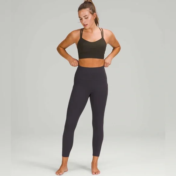 lululemon Align High-Rise Pant with Pockets 25" in color black granite - Picture 2 of 6